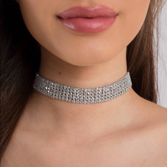 Real Crystal Choker Necklace - Picture 3 of 4